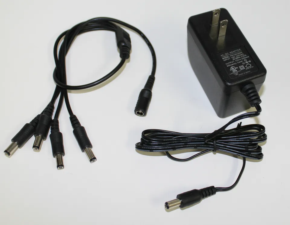 4Port 12V DC 2A Power Supply for Surveillance Cameras (image for) 4Port 12V DC 2A Power Supply for Surveillance Cameras